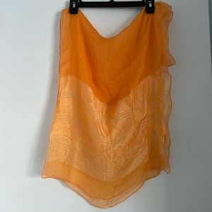 Orange scarf